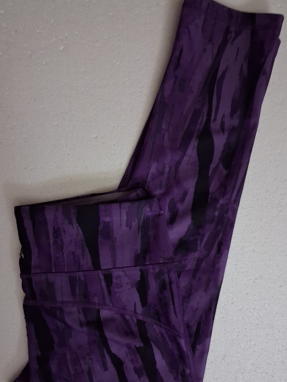 Marika Purple Printed Athletic Leggings